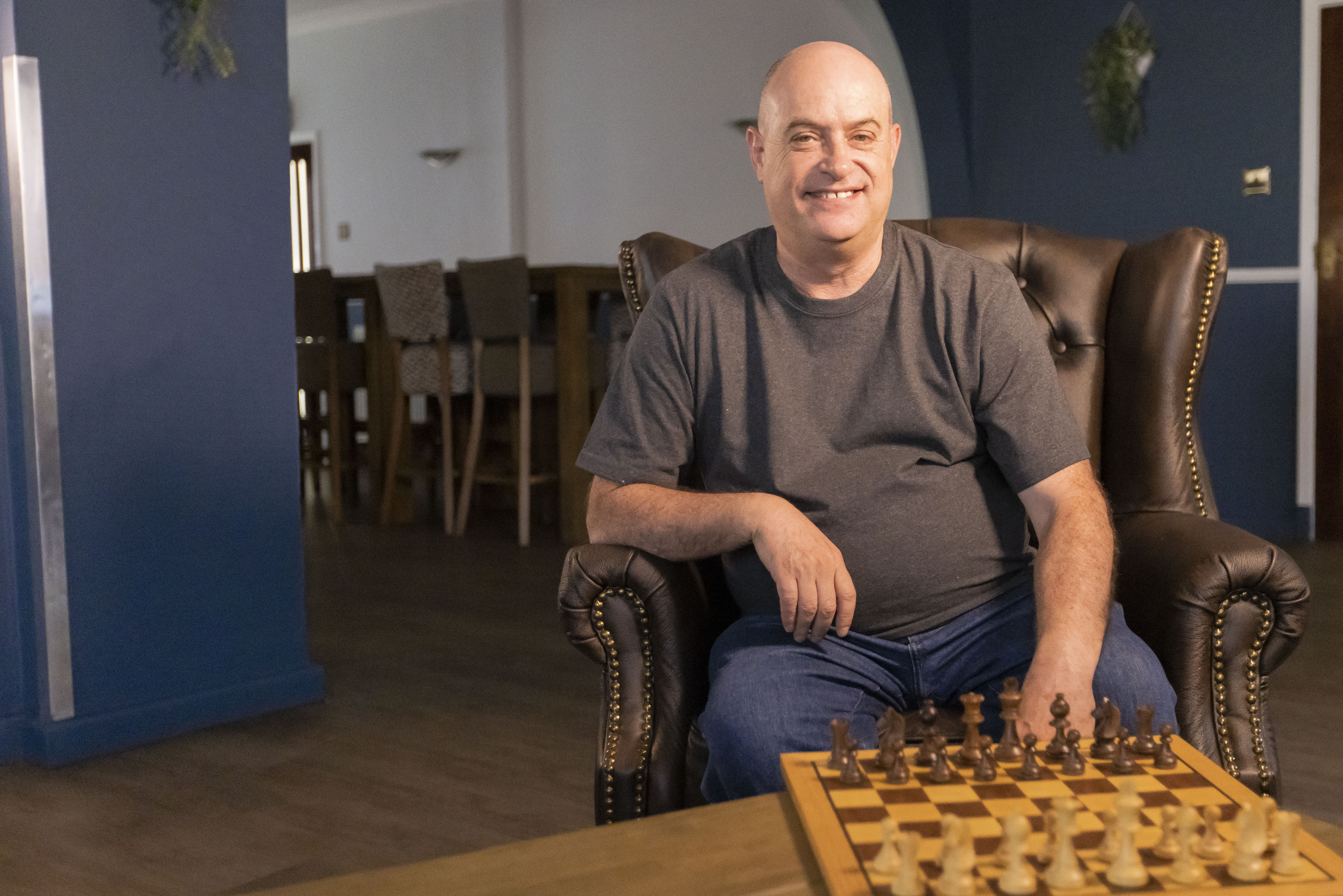 Chess Grandmaster Keith Arkell at the Armed Forces Chess Championships